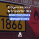 transporter des marchandises dangereuses